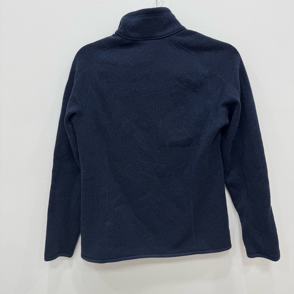 Patagonia Better Sweater Navy Blue Fleece 1/4 Zip Jacket Womens Size Small - Picture 5 of 7